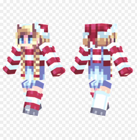 minecraft skins candy canes skin PNG with no registration needed