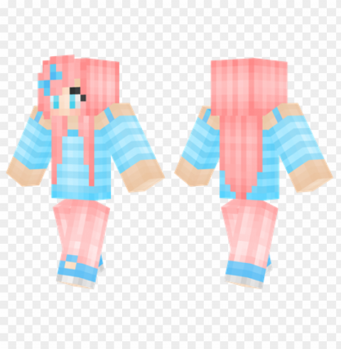 minecraft skins candypop skin Clear Background PNG Isolated Graphic PNG transparent with Clear Background ID 18dc86e2