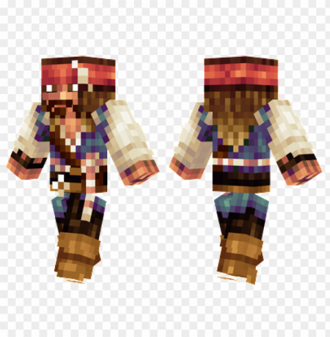 minecraft skins captain jack sparrow skin High-resolution PNG images with transparency