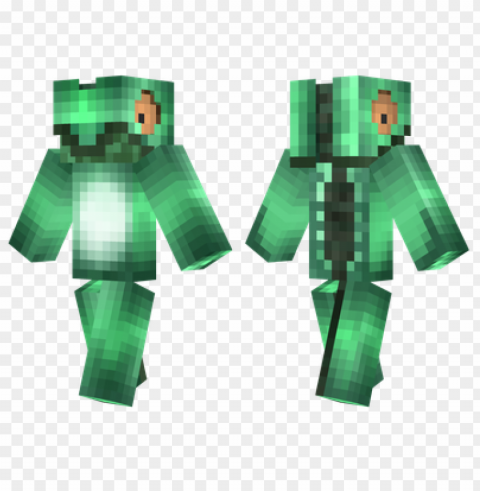 minecraft skins chameleon skin Clean Background Isolated PNG Image