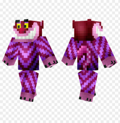 minecraft skins cheshire cat skin ClearCut Background Isolated PNG Design