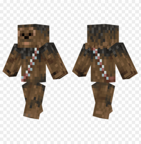 minecraft skins chewbacca skin HighQuality Transparent PNG Isolated Object PNG transparent with Clear Background ID eb5c24e9