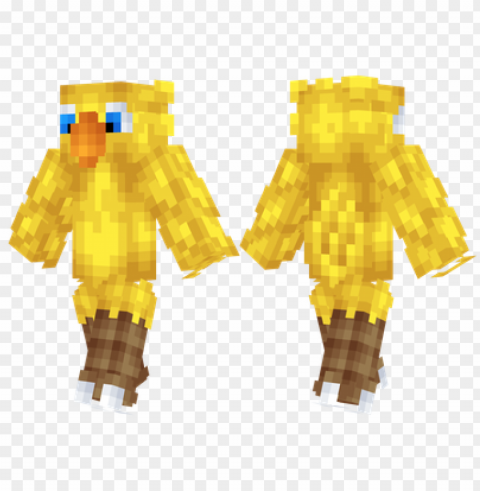 minecraft skins chocobo skin Transparent PNG art PNG transparent with Clear Background ID cff6c934