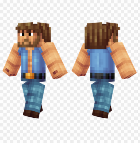 minecraft skins chuck norris skin Transparent PNG Isolated Artwork
