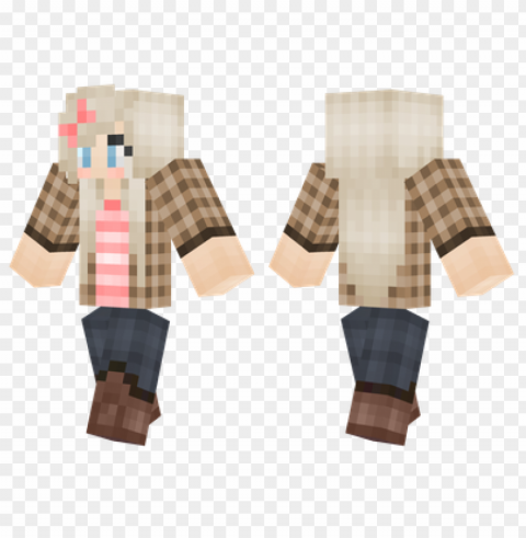 minecraft skins country girl skin Clear background PNG graphics