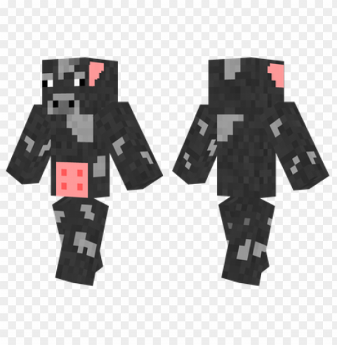 minecraft skins cow skin PNG with no registration needed