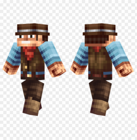minecraft skins cowboy skin Transparent PNG Isolation of Item PNG transparent with Clear Background ID b8dd9311