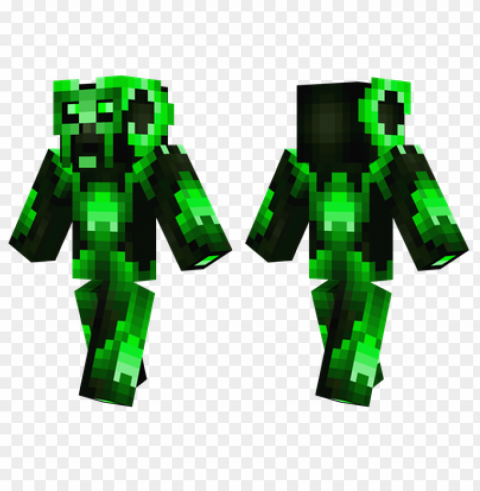 minecraft skins creeper overlord skin Transparent PNG artworks for creativity