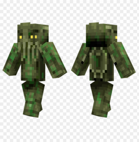 minecraft skins cthulhu skin PNG images with clear backgrounds