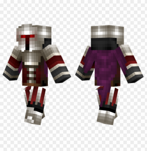 Minecraft Skins Cursed Knight Skin PNG Image With Isolated Subject