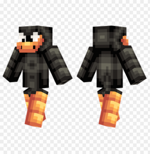minecraft skins daffy duck skin Isolated Item in HighQuality Transparent PNG