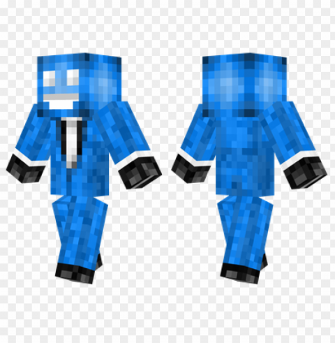 minecraft skins deadmau5 blue skin Transparent PNG art