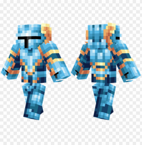 Minecraft Skins Diamond Knight Skin PNG Isolated Illustration With Clear Background