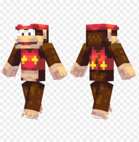 minecraft skins diddy kong skin PNG Image Isolated with Clear Background