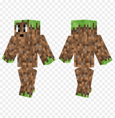 minecraft skins dirt skin Transparent PNG images for graphic design