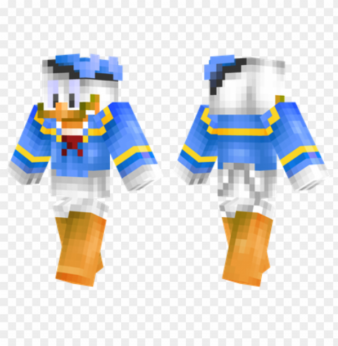 minecraft skins donald duck skin Isolated Element on Transparent PNG