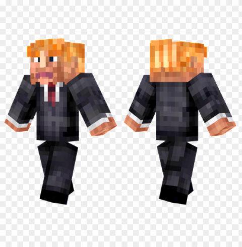minecraft skins donald trump skin Transparent PNG graphics complete collection