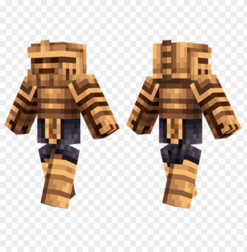 Minecraft Skins Dwarven Armor Skin PNG Graphic Isolated On Clear Backdrop