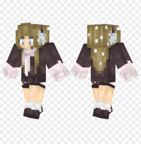 Minecraft Skins Earmuffs Skin Isolated Element On HighQuality PNG