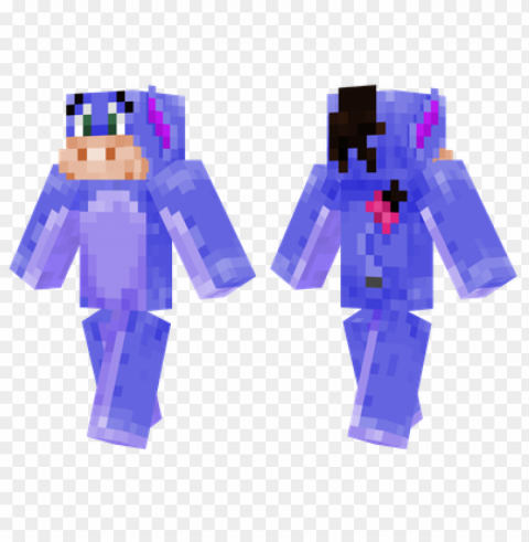 minecraft skins eeyore skin Clear Background PNG Isolated Illustration