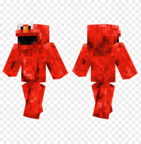 minecraft skins elmo skin Isolated Artwork in Transparent PNG Format