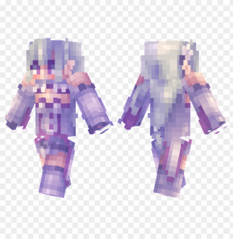 minecraft skins emilia skin PNG with clear background set PNG transparent with Clear Background ID 80960d96