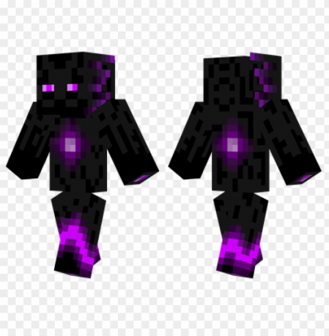 Minecraft Skins Enderboss Skin Transparent Background Isolated PNG Illustration