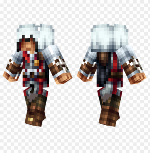 Minecraft Skins Ezio Skin Isolated PNG Graphic With Transparency