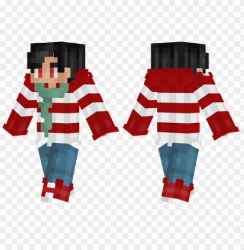 minecraft skins fall sweater skin PNG images for mockups