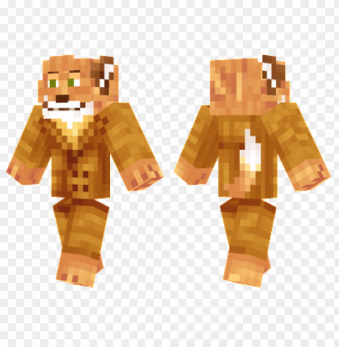 minecraft skins fantastic mr fox skin High-quality PNG images with transparency