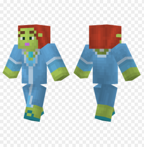 minecraft skins fiona skin Clear Background Isolation in PNG Format