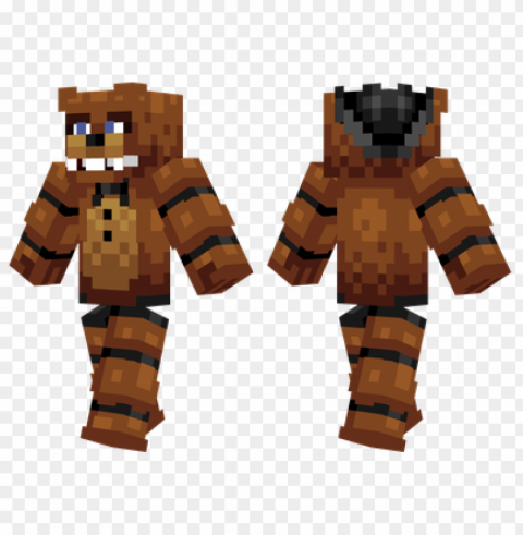 minecraft skins freddy fazbear skin PNG graphics with clear alpha channel