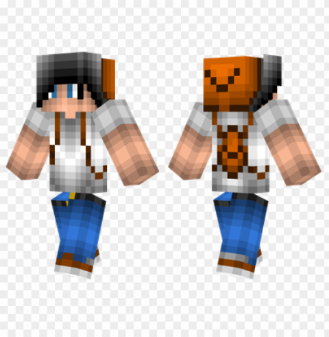minecraft skins free runner skin Clear Background PNG Isolated Subject