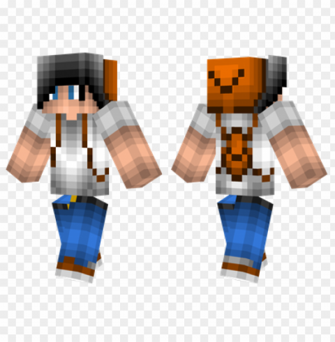 Minecraft Skins Free Runner Skin Clear Background PNG Isolated Subject