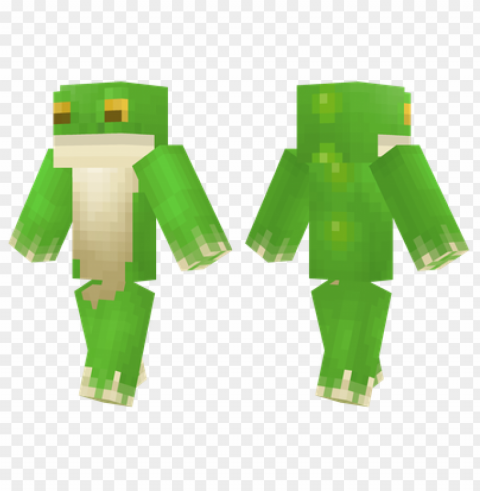 minecraft skins frog skin Clear background PNG graphics