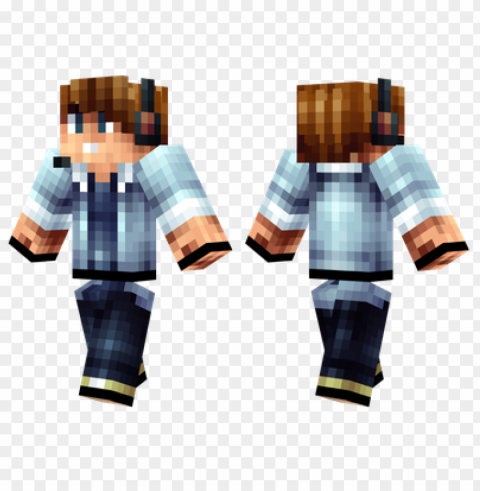 minecraft skins gamer boy skin Clean Background Isolated PNG Character