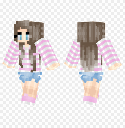 Minecraft Skins Genvieve Skin PNG Image With Transparent Isolation