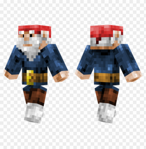 minecraft skins gnome skin PNG Image with Isolated Graphic