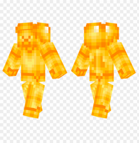 minecraft skins golden steve skin Clear PNG images free download