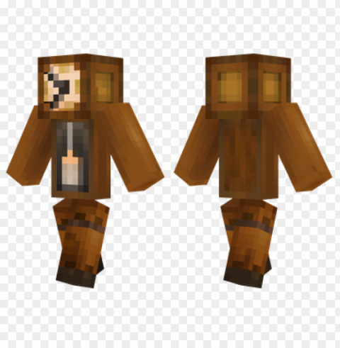 minecraft skins grandfather clock skin Clean Background Isolated PNG Object