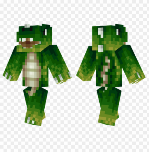 minecraft skins green dinosaur skin Isolated Design Element in HighQuality Transparent PNG