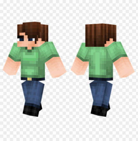 minecraft skins green shirt skin HighQuality Transparent PNG Isolation