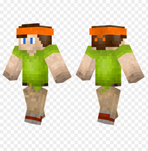 minecraft skins green teen skin Isolated Artwork on HighQuality Transparent PNG