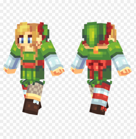 minecraft skins happy holidays skin Isolated Element with Clear PNG Background