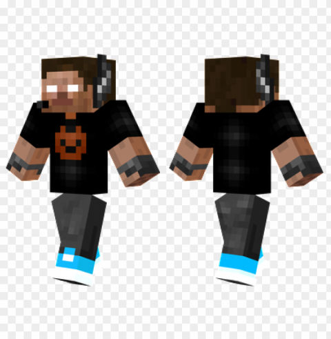 minecraft skins herobrine gamer skin Isolated Graphic with Transparent Background PNG
