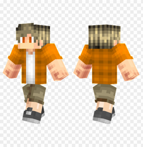 minecraft skins holiday kid skin PNG isolated