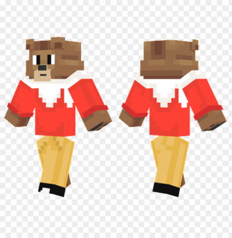 minecraft skins hypebeast bear skin Transparent PNG images extensive gallery PNG transparent with Clear Background ID 78a6e594