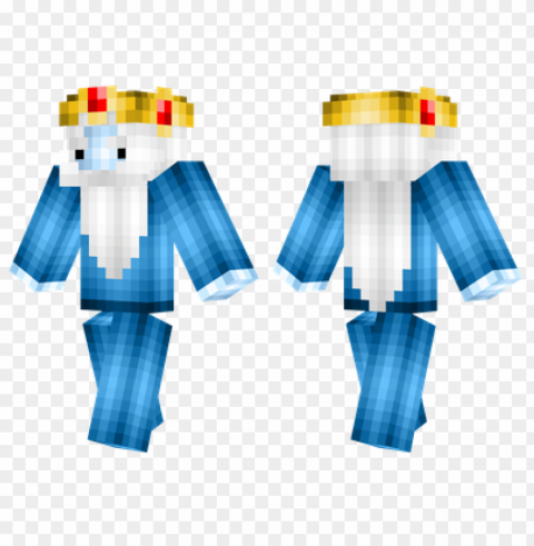 minecraft skins ice king skin Isolated Icon in HighQuality Transparent PNG