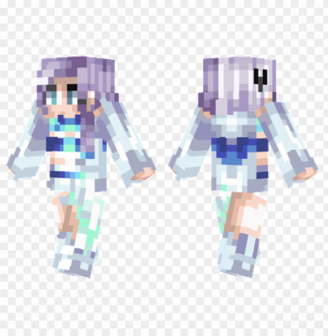 minecraft skins ice skin PNG images with no background needed