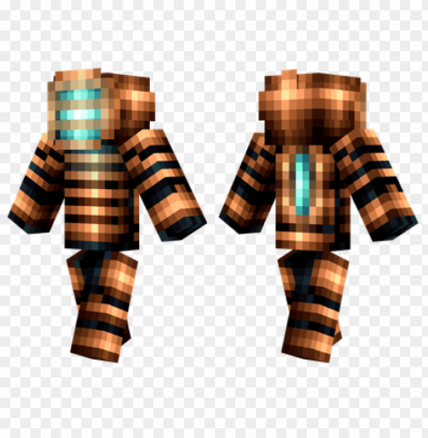 minecraft skins isaac clarke skin Isolated Subject in Transparent PNG Format